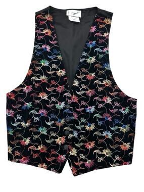 Vintage FR Sport Velveteen Dress Vest – Women’s Small (Made in USA) | 90s / Y2K
